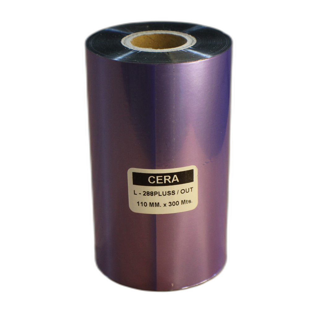 Cinta de Transferencia Térmica 110mm x 300m Cera Out