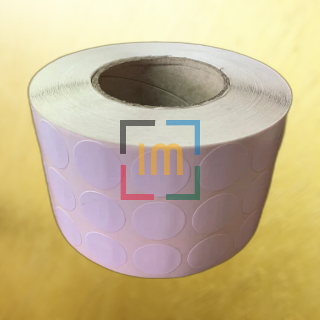 Rollo Etiqueta Circular 25mm Buje 3 3 Salidas