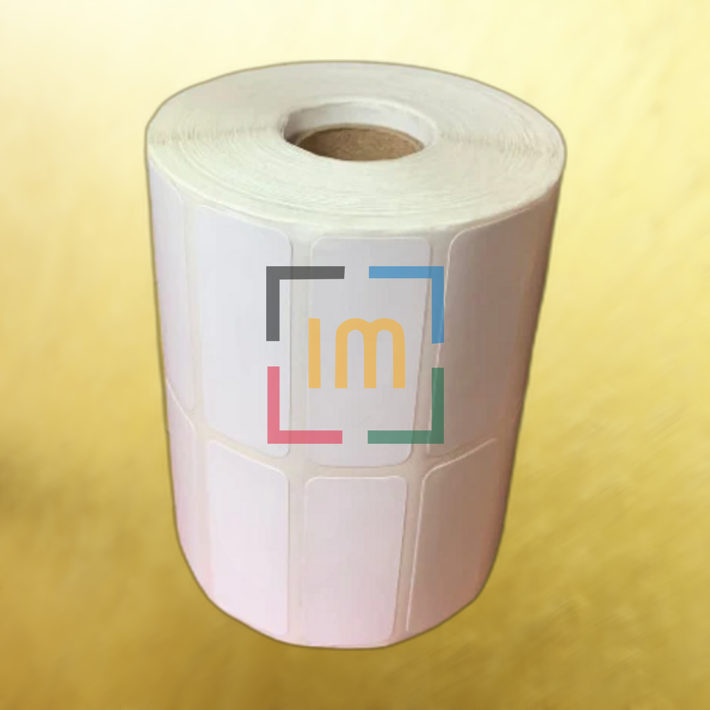 Rollo Etiqueta 50x20mm Buje 1, 2 Salidas