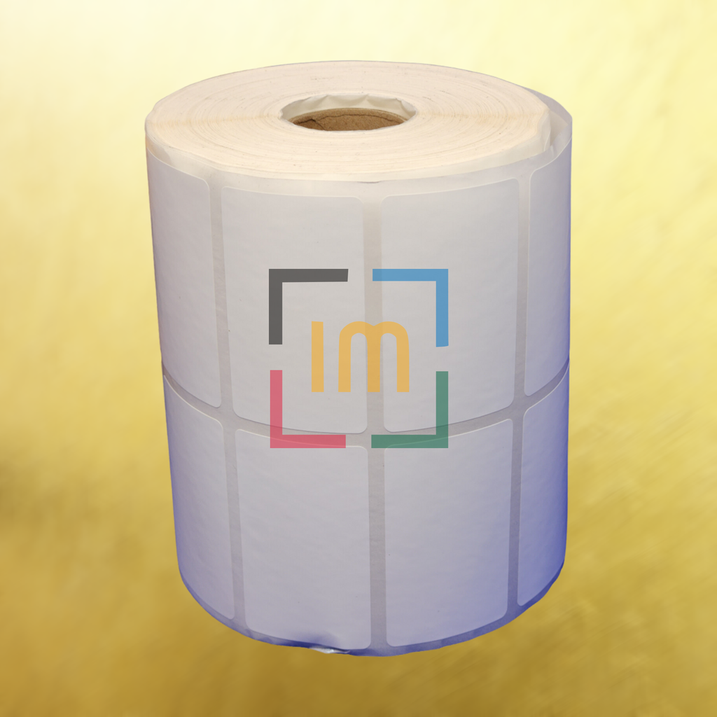 Rollo Etiqueta 50x25mm Buje 1 2 Salidas