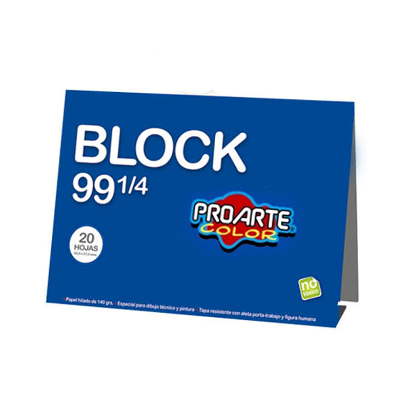 Block PROARTE MEDIO N° 99 1/4 20 H.140 G 53,5x37,5