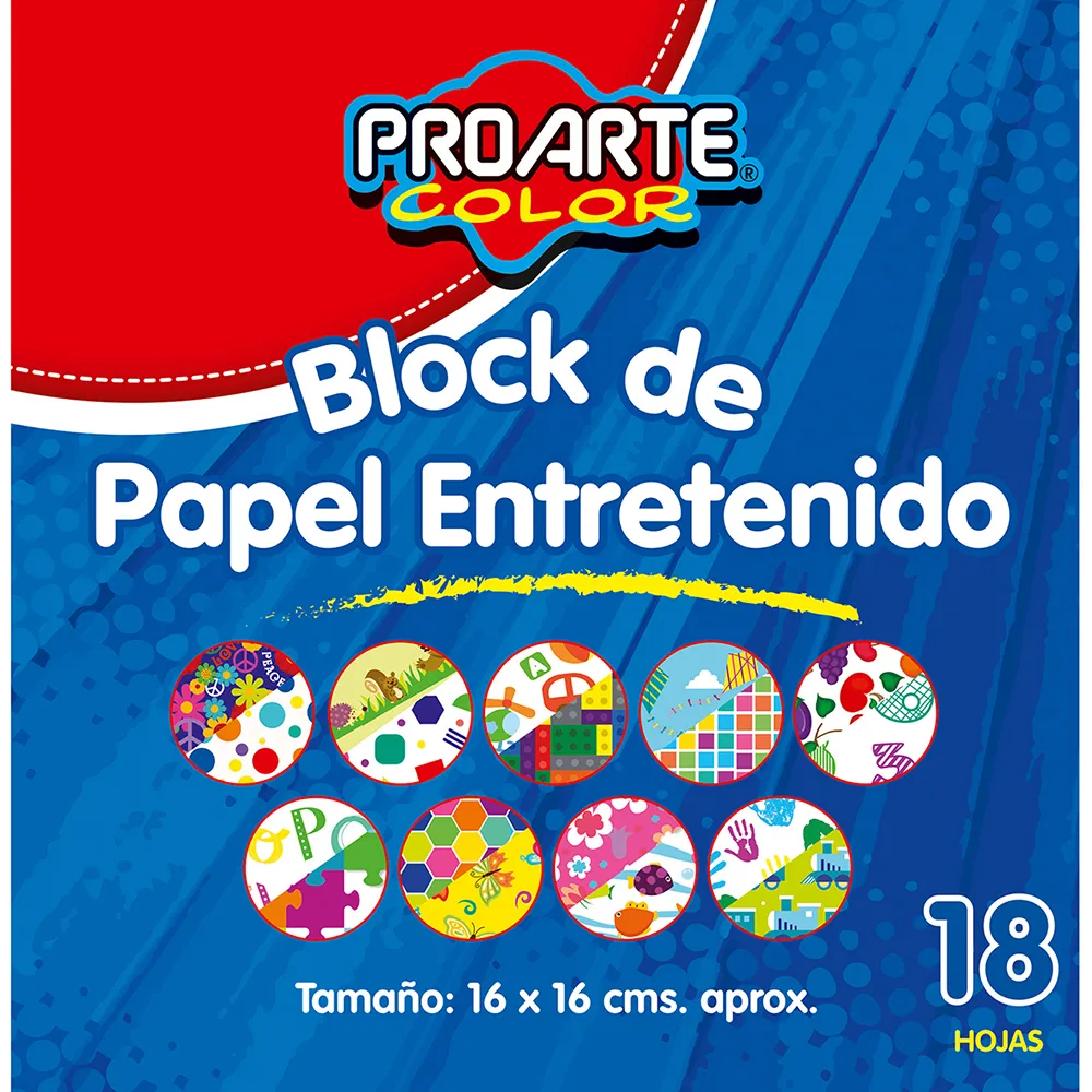 CARPETA ARTE COLOR PAPEL ENTRETENIDO(STYLO)16H ART