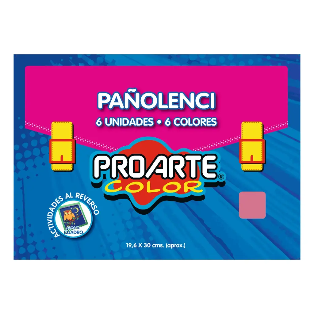 CARPETA ARTE PAPEL PAÑOLENCI 6 UNIDADES - 6 COLORES