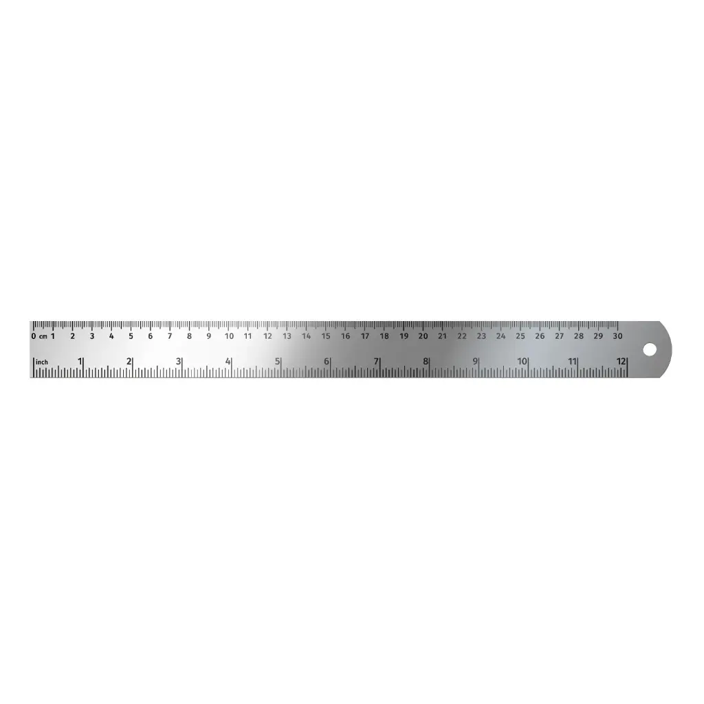 REGLA ACERO INOXIDABLE PROARTE  30 cts.
