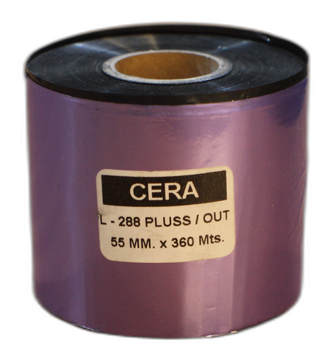 [NZ-00057] Cinta de Transferencia Térmica (TTR) 55mm x 360m Cera Out