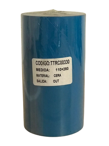 [NZ-00046] Cinta de Transferencia Térmica (TTR) 110mm x 250m Cera out