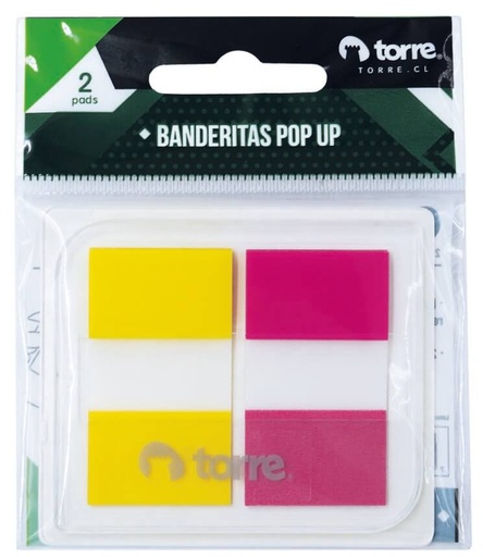 [32264] BANDERITAS DESTACADORAS COLORES 20 UNIDADES
