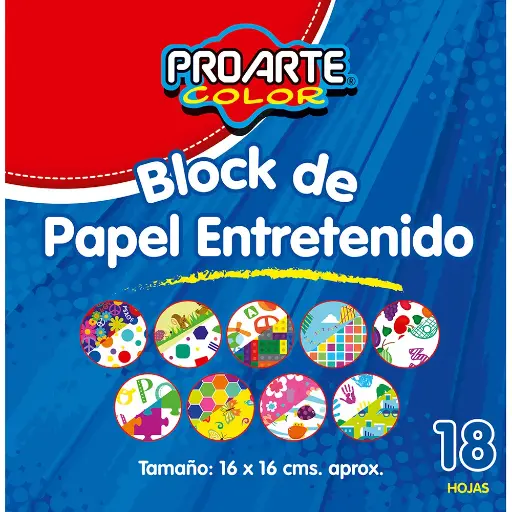 [14286-7] CARPETA ARTE COLOR PAPEL ENTRETENIDO(STYLO)16H ART