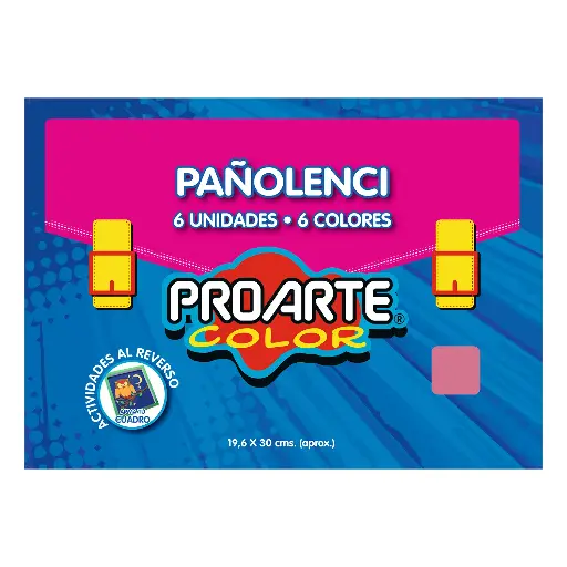 [14568-8] CARPETA ARTE PAPEL PAÑOLENCI 6 UNIDADES - 6 COLORES