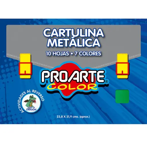 [13383-3] CARTULINA METALICA COLORES PLIEGO