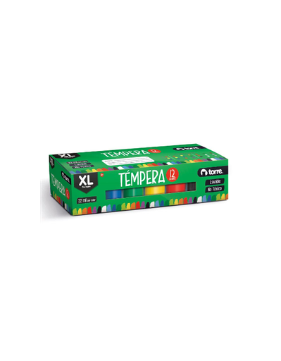 [972] TEMPERA 12 COLORES 22 ML