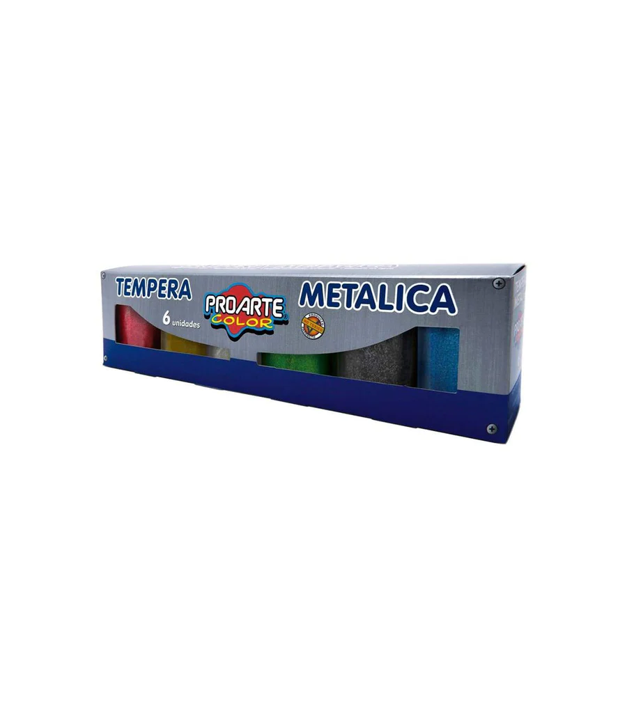 [28824-1] TEMPERAS METALICAS 6 COLORES